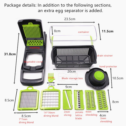 Vegetable Cutter Kitchen Slicer Fruit Cutter Potato Peeler Carrot Cheese Grater Vegetable Slicer by bashfashion