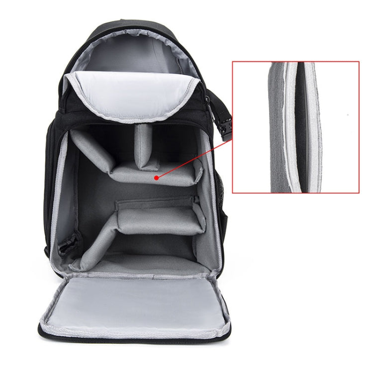 CADeN D15 Messenger Single Shoulder Multifunction Open Cover Photography Backpack Outdoor Leisure SLR Camera Backpack by CADeN