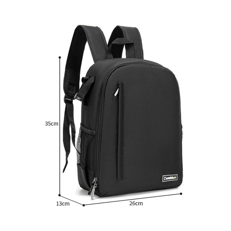 CADeN Shoulder Digital Camera Bag Outdoor Nylon Photography Backpack(Black Small Bag) by CADeN