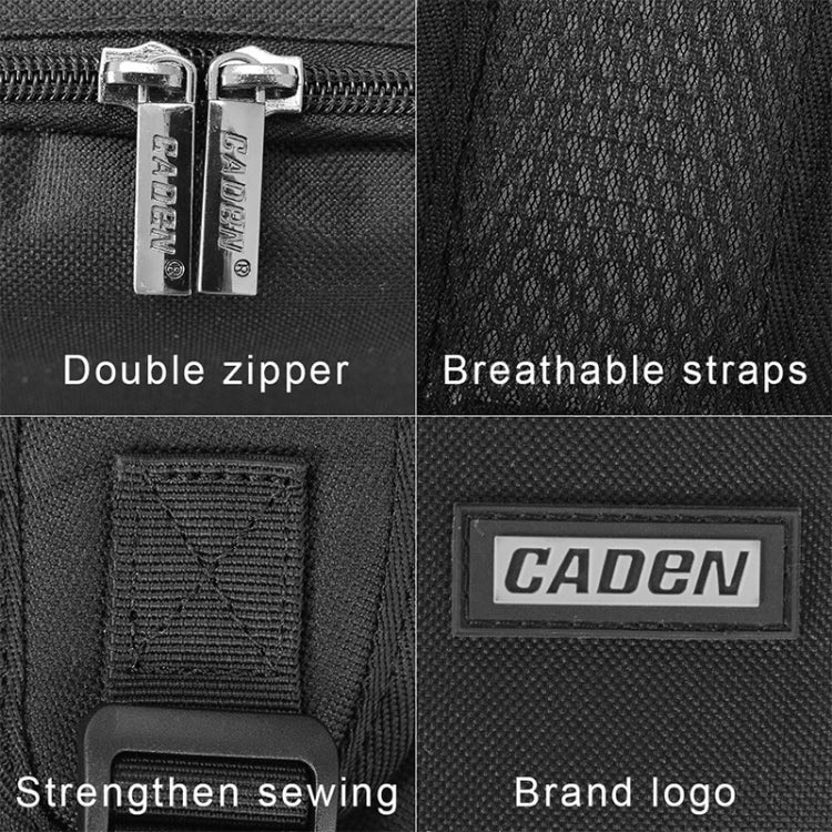 CADeN Shoulder Digital Camera Bag Outdoor Nylon Photography Backpack(Black Small Bag) by CADeN