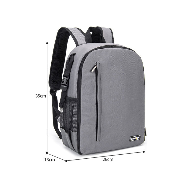 CADeN Shoulder Digital Camera Bag Outdoor Nylon Photography Backpack(Grey Small Bag) by CADeN