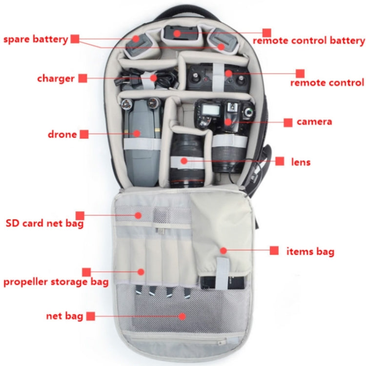 CADeN Drone Backpack for DJI Mavic Original Accessories SLR Camera One Package Backpack by CADeN