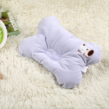 Four Seasons Cervical Protection Anti-head Stereotype Baby Pillow(Purple) by bashfashion