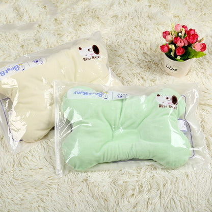 Four Seasons Cervical Protection Anti-head Stereotype Baby Pillow(Green) by bashfashion