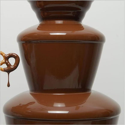 4 Layers Electrical Chocolate Fountain Chocolate Melt Fondue Waterfall Machine by bashfashion