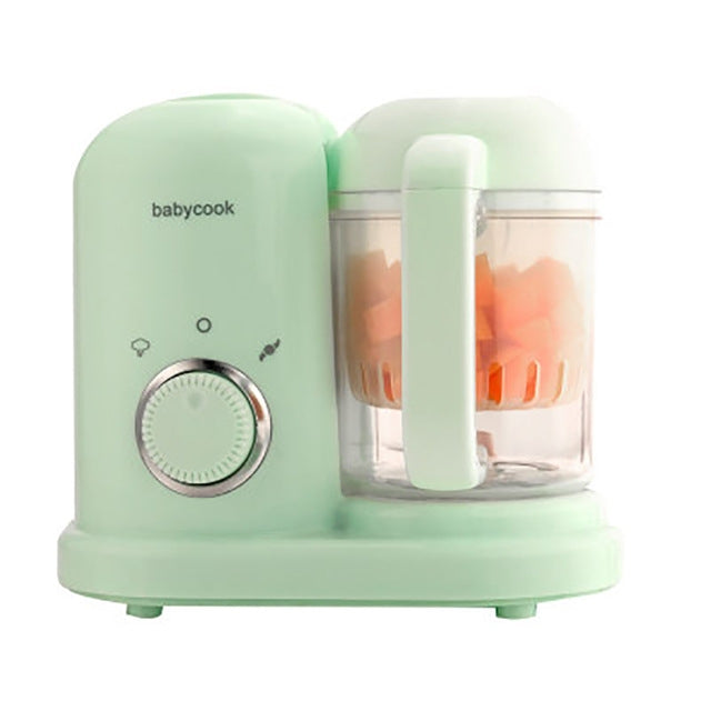 Multifunction Baby Food Cooking Maker Steamer Mixing Grinder Food Supplementary Machine EU Plug(Green) by bashfashion