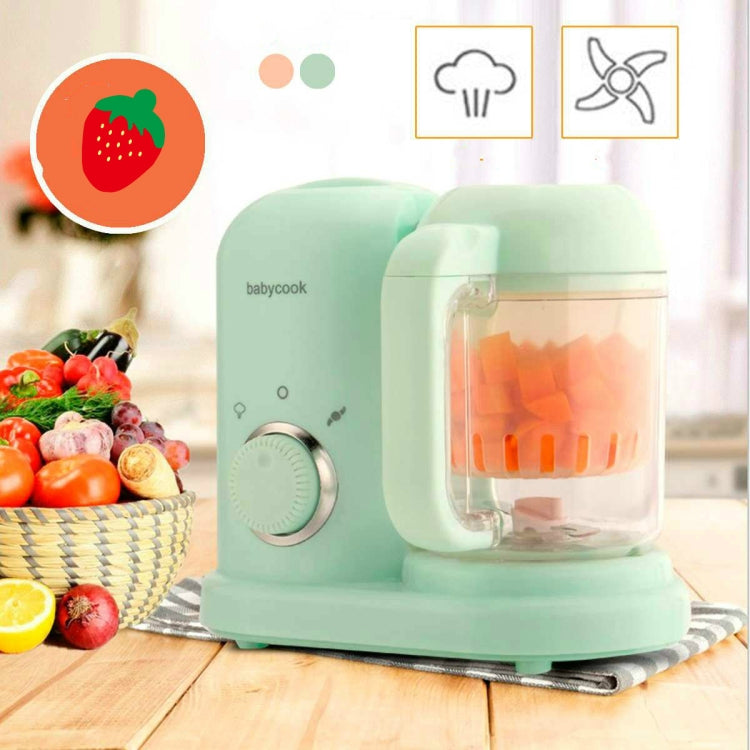 Multifunction Baby Food Cooking Maker Steamer Mixing Grinder Food Supplementary Machine EU Plug(Green) by bashfashion