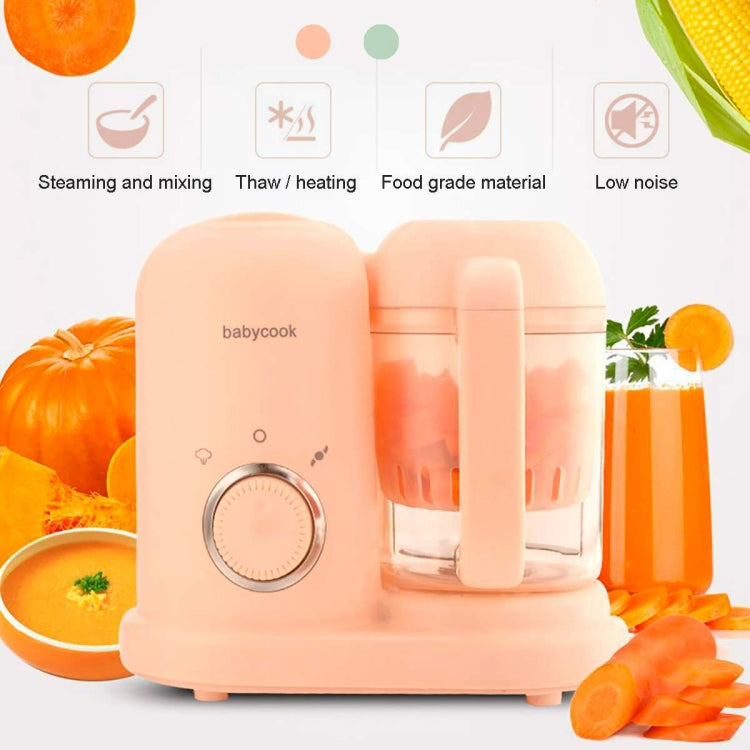 Multifunction Baby Food Cooking Maker Steamer Mixing Grinder Food Supplementary Machine EU Plug(Green) by bashfashion
