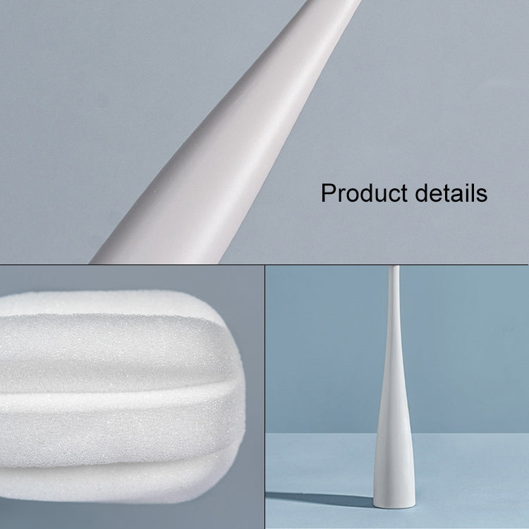 Long Handle Sponge Cup Brush Mug Cleaning Brush Bottle Brush Glass Cup Brush(White) by bashfashion