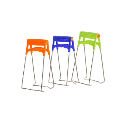 Kitchen Stainless Steel Cup Holder Folder Anti-scalding Dish Clip Tray Clip, Random Color Delivery by bashfashion