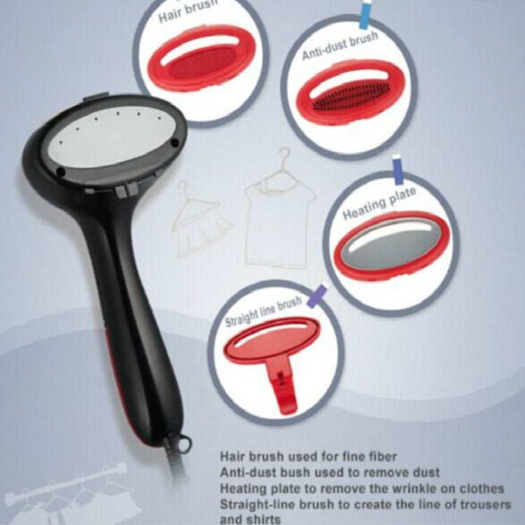 1500W Portable Handheld Household Clothes Steam Iron Garment Steamer, Plug Type: 230V UK Plug(Black) by bashfashion