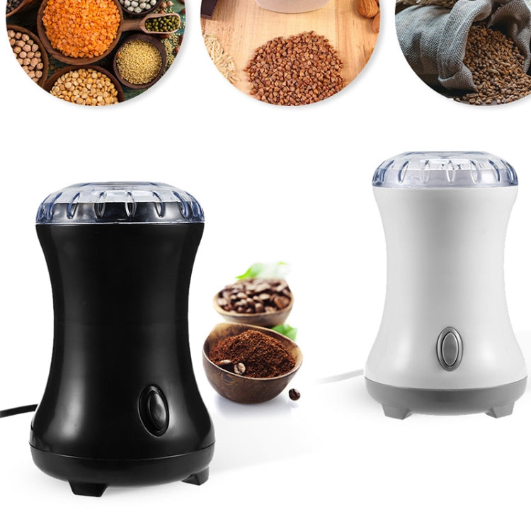 Electric Coffee Grinder Bean Grinding Household Kitchen Tools(Black) by bashfashion