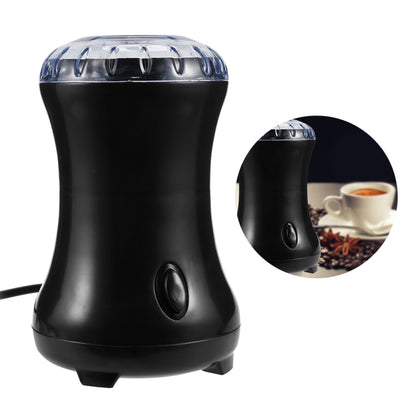 Electric Coffee Grinder Bean Grinding Household Kitchen Tools(Black) by bashfashion