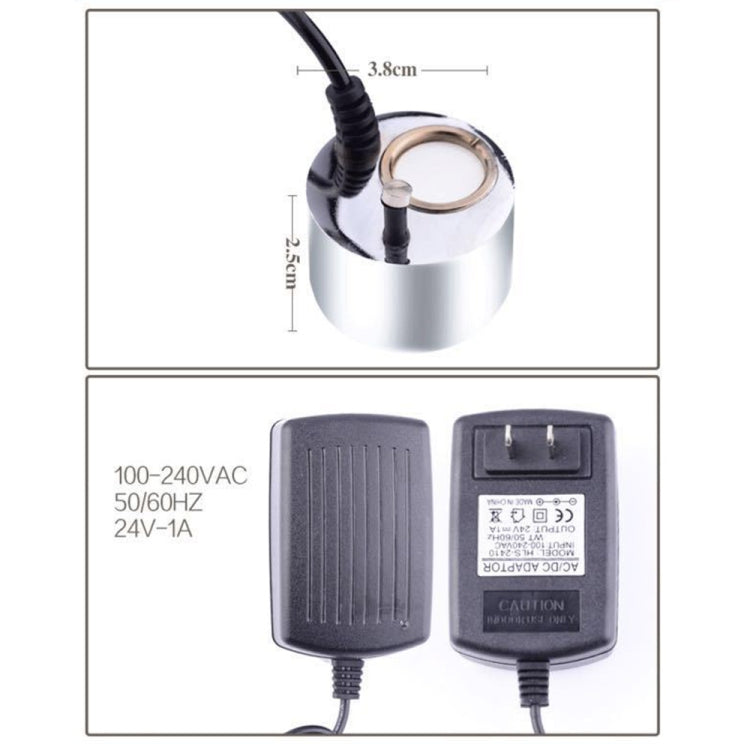 Mini Air Humidifier Color Changing Ultrasonic Household Mist Maker Portable Water Mist for Pond / Water Tank by bashfashion