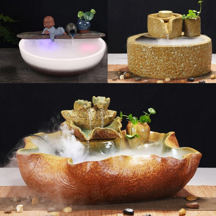 Mini Air Humidifier Color Changing Ultrasonic Household Mist Maker Portable Water Mist for Pond / Water Tank by bashfashion