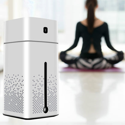 Ultrasonic Air Humidifier USB Essential Oil Aroma Diffuser LED Night Light Spray Mist Purifier, 1000ml(Black) by bashfashion