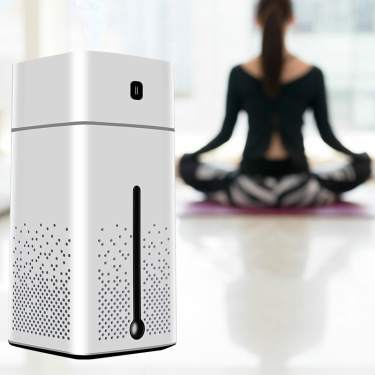 Ultrasonic Air Humidifier USB Essential Oil Aroma Diffuser LED Night Light Spray Mist Purifier, 1000ml(White) by bashfashion