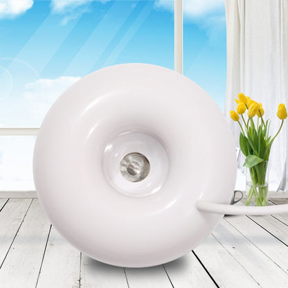 Donut Shape Mini USB Air Humidifier Aroma Diffuser Purifier(White) by bashfashion