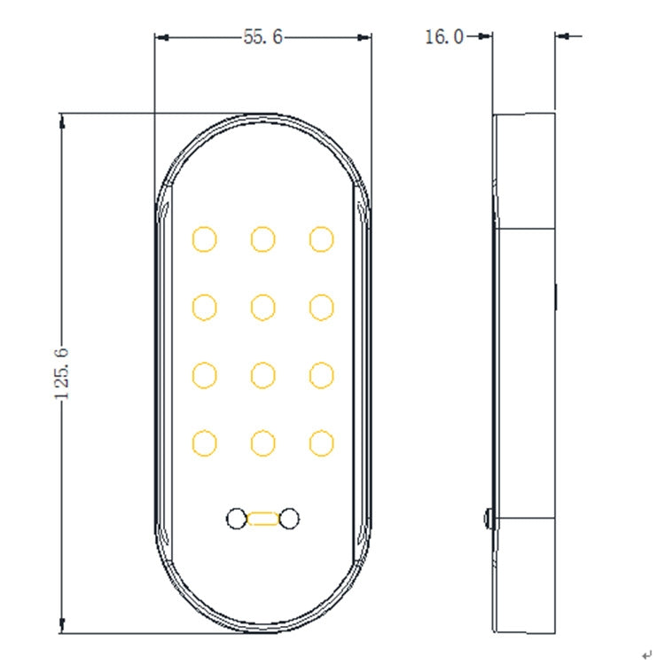 Smart Combination Lock Bathroom Gym Induction Lock File Cabinet Lock by bashfashion