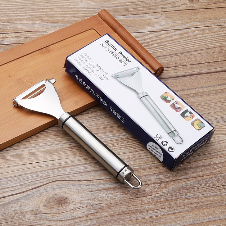 Stainless Steel Peeler Fruit Knife Planer Multi-function Kitchen Scraper Potato Peeling Knife(Bow Planer) by bashfashion