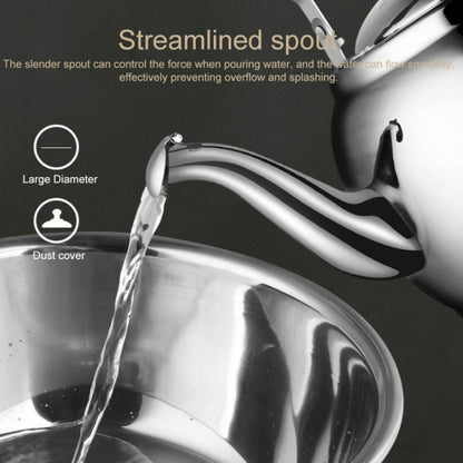 Stainless Steel Kettle Extra Thick Whistle Burning Kettle Home Teapot Large Capacity(6.8L Sun kettle) by bashfashion