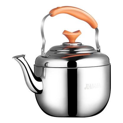 Stainless Steel Kettle Extra Thick Whistle Burning Kettle Home Teapot Large Capacity(6.8L Apple kettle) by bashfashion