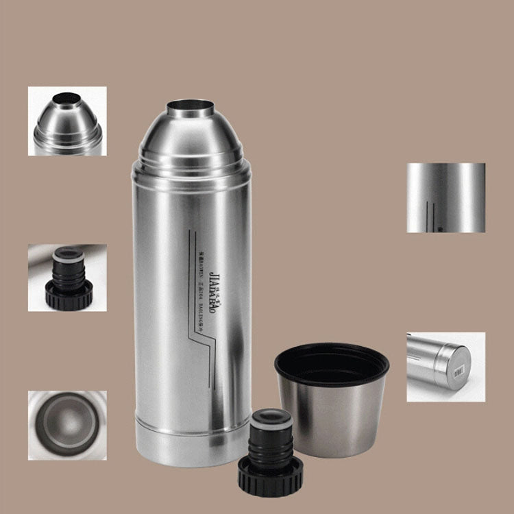 Outdoor Travel Household Stainless Steel Vacuum Insulation Pot, Capacity: 1L by bashfashion