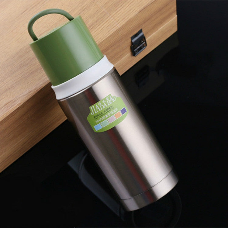 Portable Car Student Child Business Tea Insulation Cold Stainless Steel Vacuum Flask, Capacity: 300-400ml by bashfashion