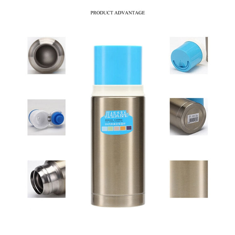 Portable Car Student Child Business Tea Insulation Cold Stainless Steel Vacuum Flask, Capacity: 300-400ml by bashfashion