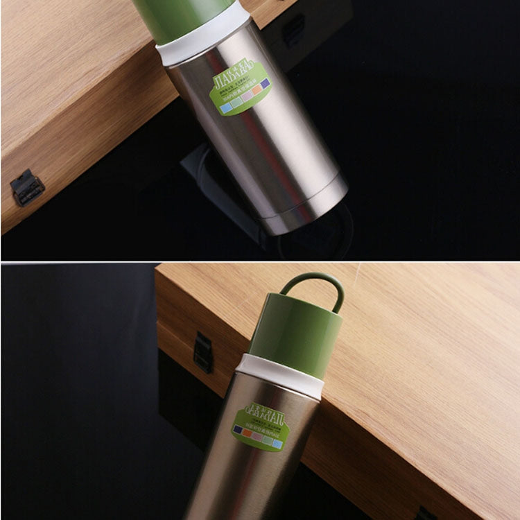 Portable Car Student Child Business Tea Insulation Cold Stainless Steel Vacuum Flask, Capacity: 300-400ml by bashfashion
