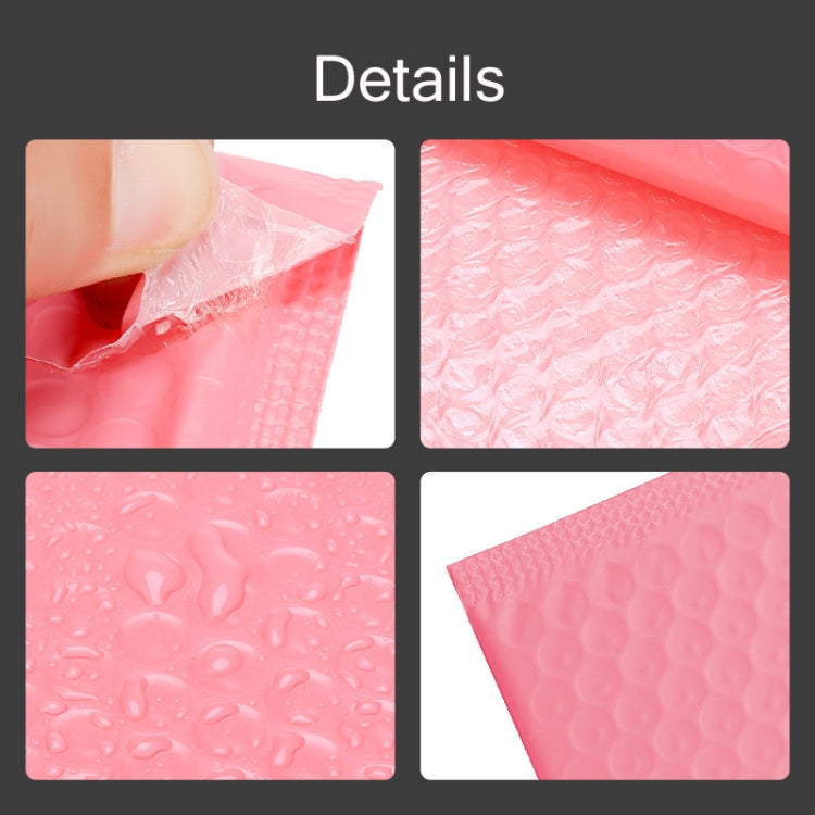 50 PCS Pink Co-Extrusion Film Bubble Bag Logistics Packaging Thickened Packaging Bag, Size:28x35cm by bashfashion