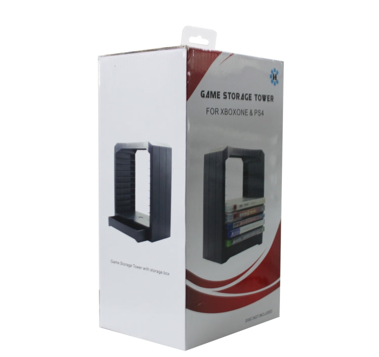 Disc Holder Game Accessories Storage Box for PS4 Accessories / Host Panel / Game Discs by bashfashion