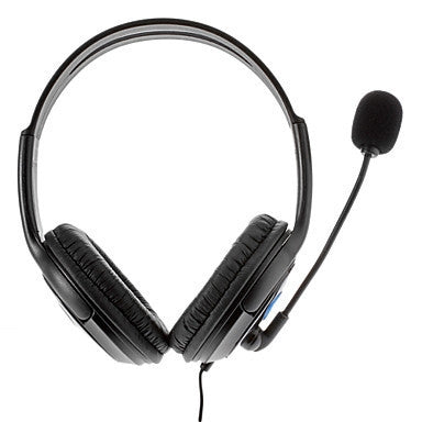 Bilateral Large Headphones Host Internet Voice Chat Headset for PS4 by bashfashion