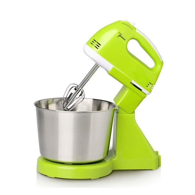 Portable Blender Electric Dough Cake Mixer Egg Whisk Baking Whipping Cream Machine EU Plug (Green) by bashfashion