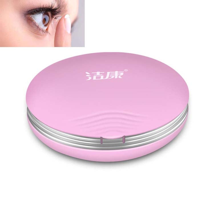 Jie Kang Contact Lens Cleaner and Contact Lens Automatic Cleaning Machine Box(Girlish Pink) by bashfashion