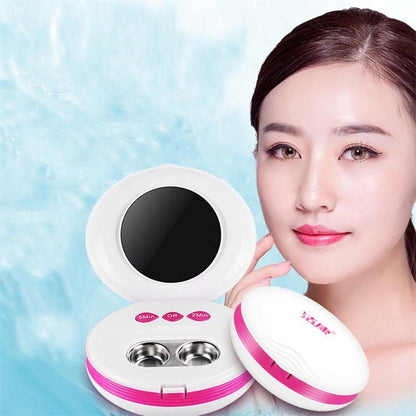 Jie Kang Contact Lens Cleaner and Contact Lens Automatic Cleaning Machine Box(Rose Red White) by bashfashion
