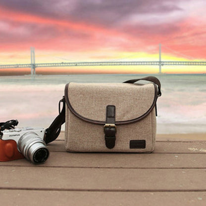 Retro Photo Camera Bag Case Cover For Canon EOS 200D 77D 7D 80D 800D 1300D 6D 70D 760D 750D 700D 600D 100D 1200D 1100D SX540(Dark Khaki) by bashfashion