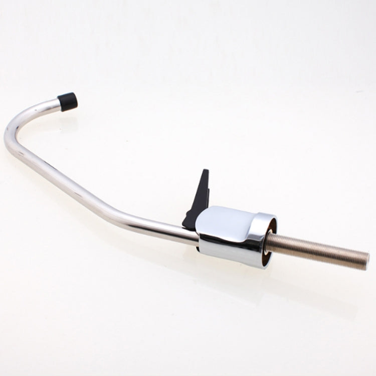 Kitchen Water Purifier Copper Single Cold Basin Gooseneck Shape Faucet(Silver) by bashfashion