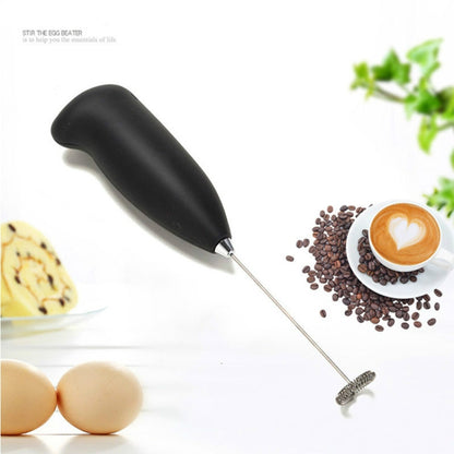 Mini Electric Milk Frother Stainless Steel Handheld Egg Beater Household Small Coffee Foam Frother Milk Foam Maker Mixer Tools by bashfashion