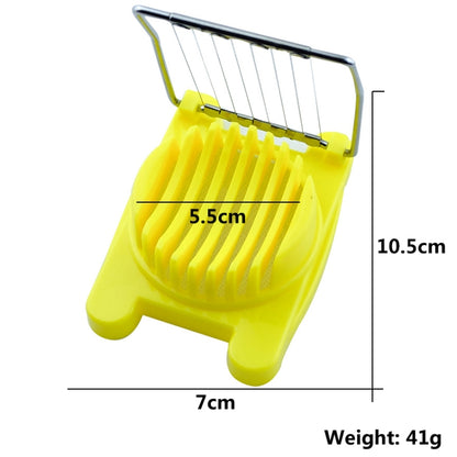 2 PCS Multifunctional Stainless Steel Egg Preserved Egg Slicer Fancy Splitter Kitchen Supplies Egg Cutting Tools(Red) by bashfashion