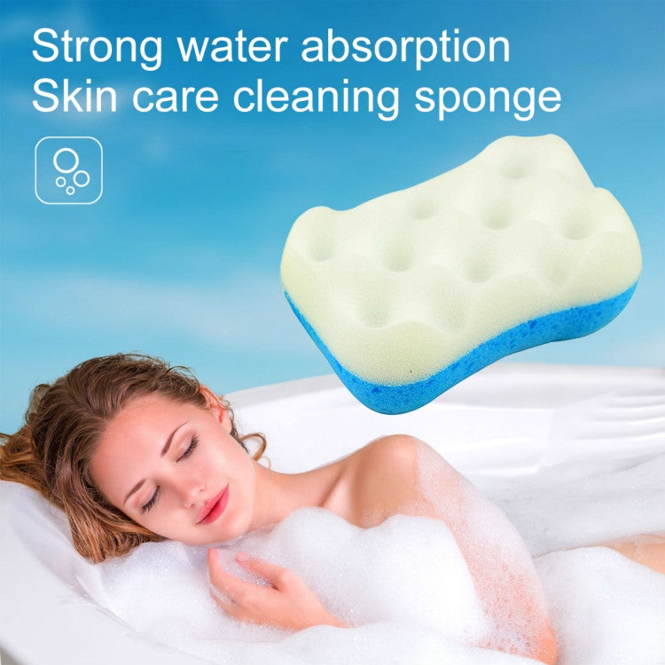 2 PCS Deep Skin Care Bath Sponge Exfoliating Cleansing Washing servant Shower Sponge Brush, Random Color Delivery by bashfashion