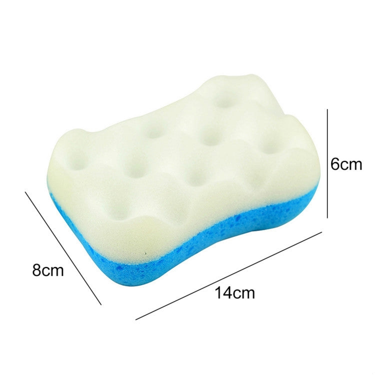 2 PCS Deep Skin Care Bath Sponge Exfoliating Cleansing Washing servant Shower Sponge Brush, Random Color Delivery by bashfashion