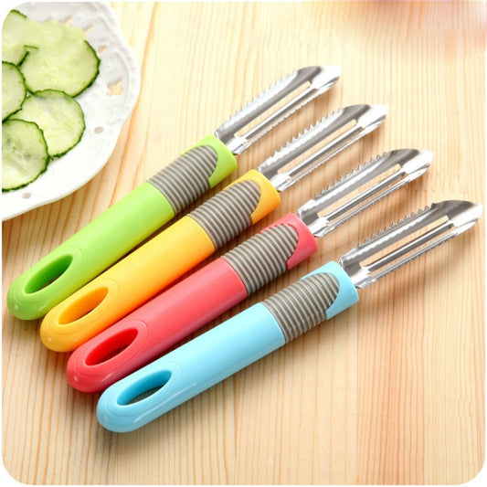 3 PCS Multifunctional Vegetable and Fruit Peeler Kitchen Tools, Color Delivery Randomly by bashfashion