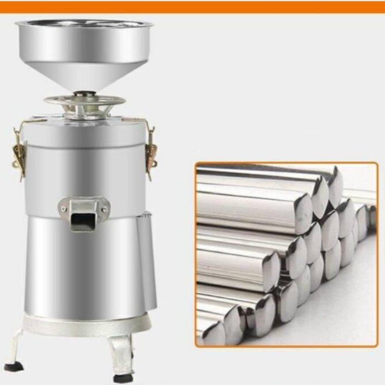 125/1500W Household Stainless Steel Refiner Large Capacity Slurry Separation Fresh Grinding Soymilk Tofu Machine, CN Plug(Silver) by bashfashion