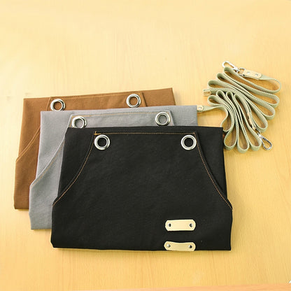 Barista Hairdresser Apron Florist Restaurant Bar Work Clothes One Size(Gray) by bashfashion