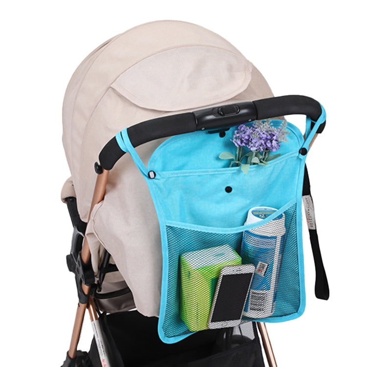 Baby Trolley Net Bag Storage Bag Universal Baby Care(Blue) by bashfashion