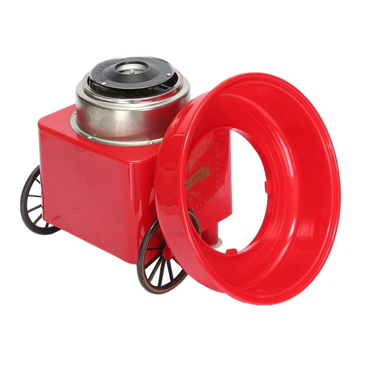 Retro Trolley Mini Cotton Candy Machine, Specification:U.S. Regulations 110 V(Red) by bashfashion