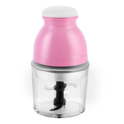 Portable Mixing Cup Electric Soy Milk Juicer Multi-function Cooking Machine Home Meat Grinder(Pink) by bashfashion