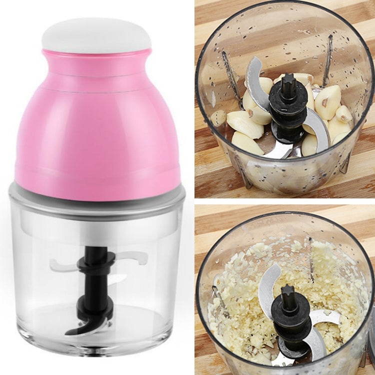 Portable Mixing Cup Electric Soy Milk Juicer Multi-function Cooking Machine Home Meat Grinder(Pink) by bashfashion
