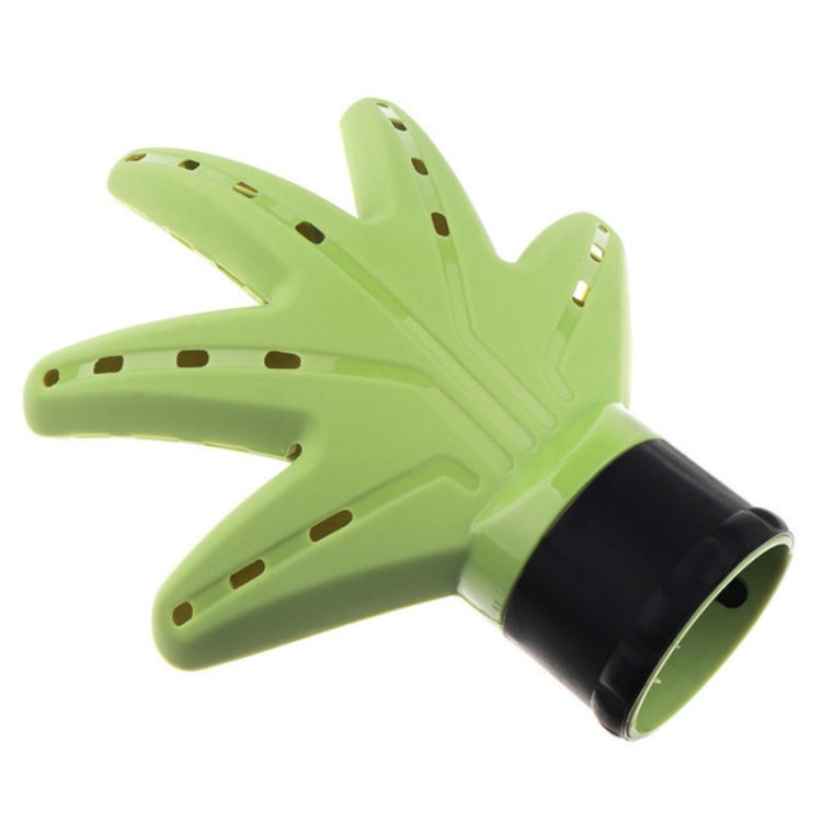 Palm-shaped Hair Dryer Special Cover Shape Drying Shaping Tool(Green) by bashfashion
